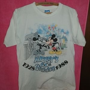 1988 MICKEY'S 60th B-day t-shirt